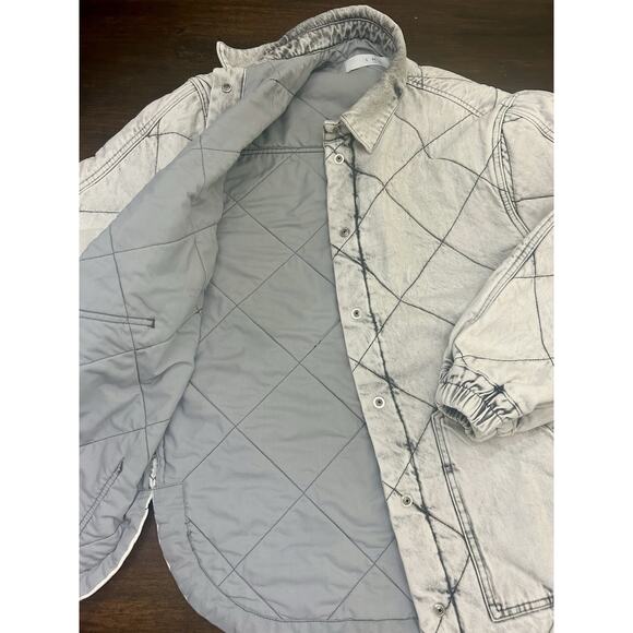 Iro Paris Womens Cotton Long Sleeve Buttoned Lined Jacket Blue Size 36 - Picture 4 of 7